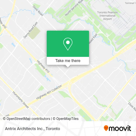 Antrix Architects Inc. map