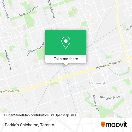 Porkie's Chicharon map