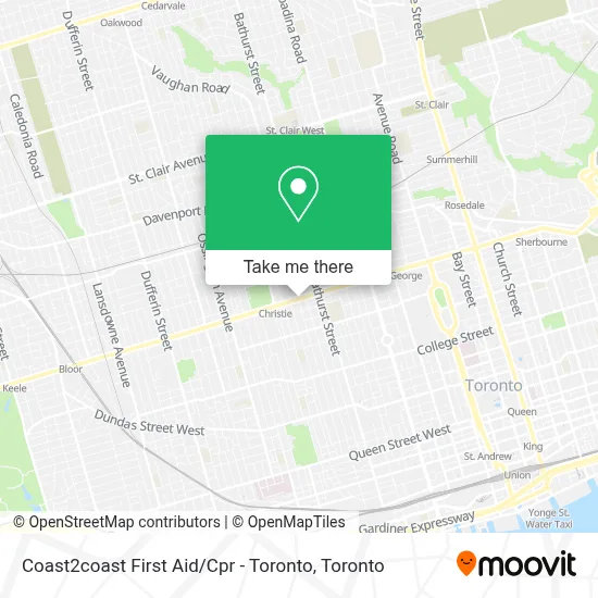 Coast2coast First Aid / Cpr - Toronto map