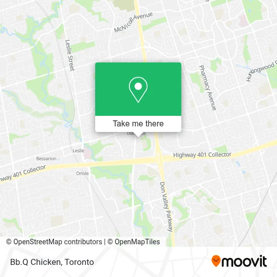 Bb.Q Chicken map