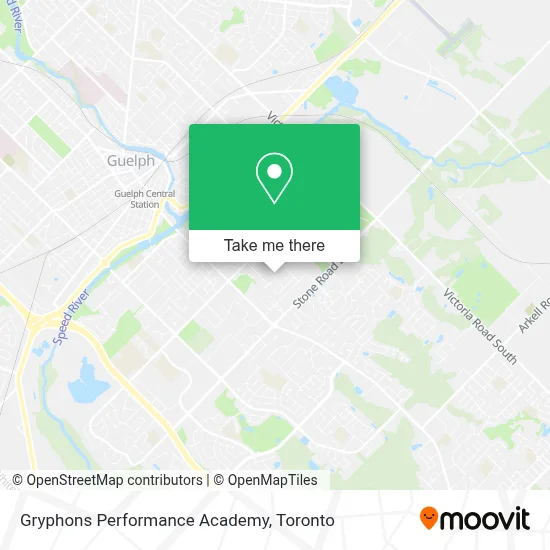 Gryphons Performance Academy map