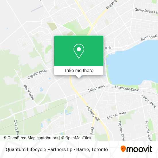 Quantum Lifecycle Partners Lp - Barrie map