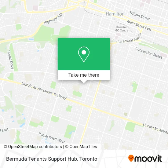 Bermuda Tenants Support Hub map