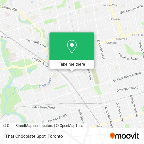 That Chocolate Spot map