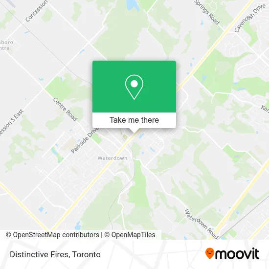 Distinctive Fires map