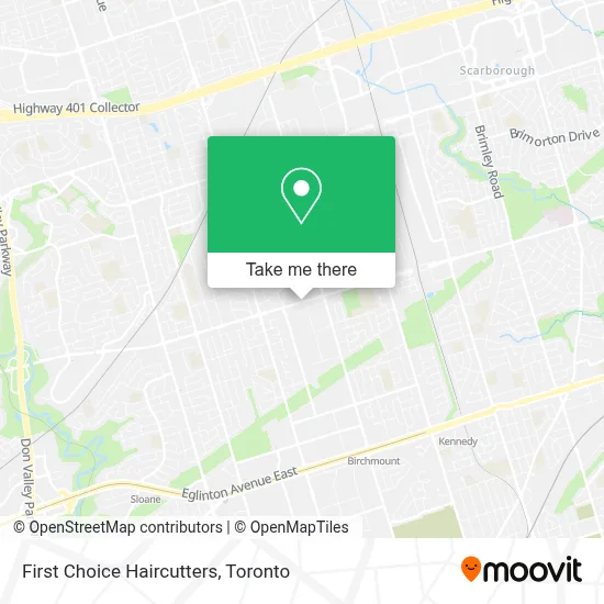 First Choice Haircutters map