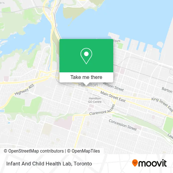 Infant And Child Health Lab map