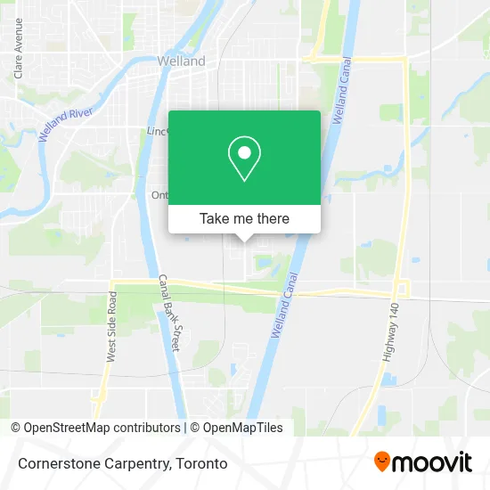 Cornerstone Carpentry map