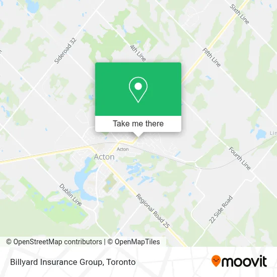 Billyard Insurance Group map