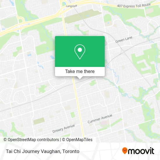 Tai Chi Journey Vaughan map