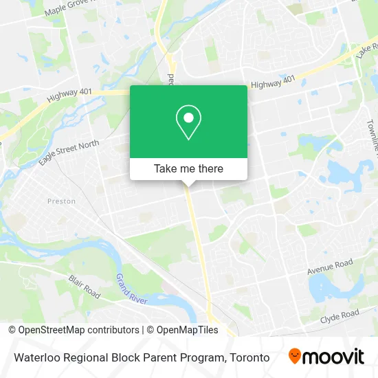 Waterloo Regional Block Parent Program plan