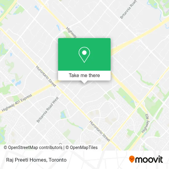 Raj Preeti Homes map