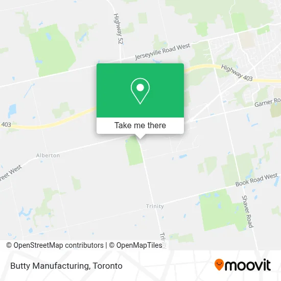 Butty Manufacturing map
