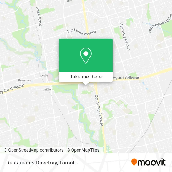Restaurants Directory map
