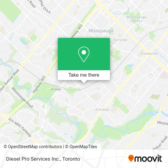 Diesel Pro Services Inc. map