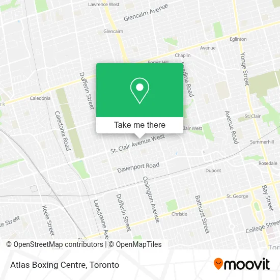 Atlas Boxing Centre map