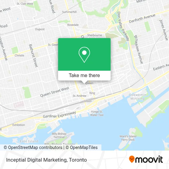 Inceptial Digital Marketing map
