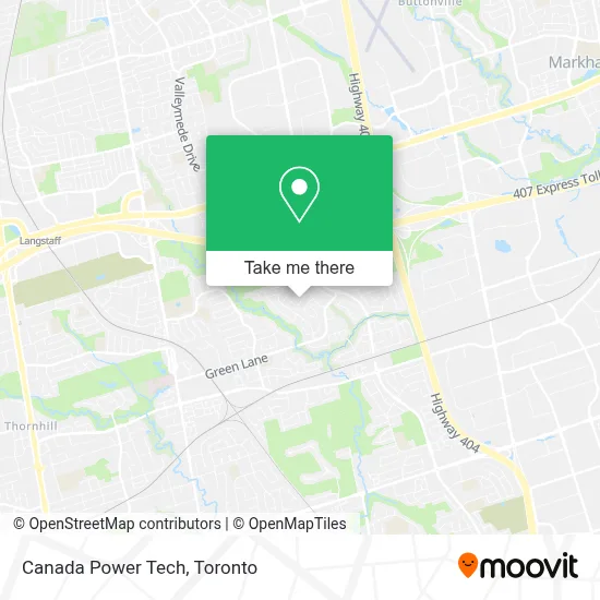 Canada Power Tech map