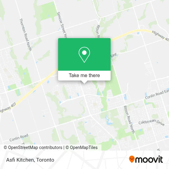 Asfi Kitchen map
