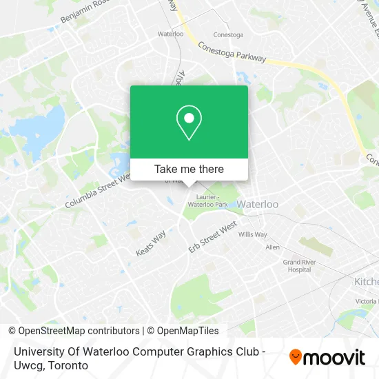 University Of Waterloo Computer Graphics Club - Uwcg map