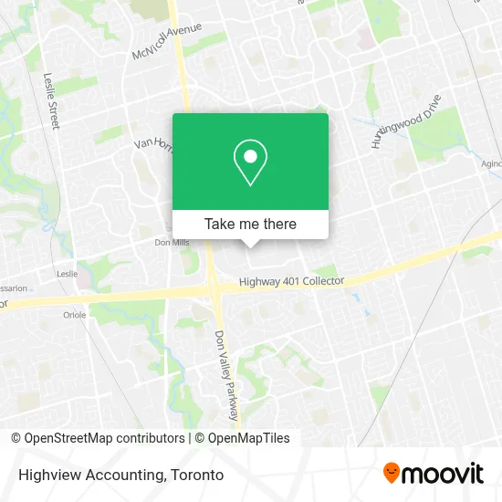 Highview Accounting map