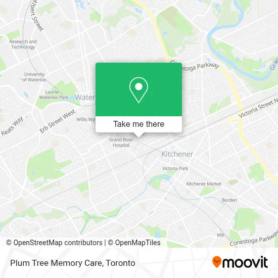 Plum Tree Memory Care map