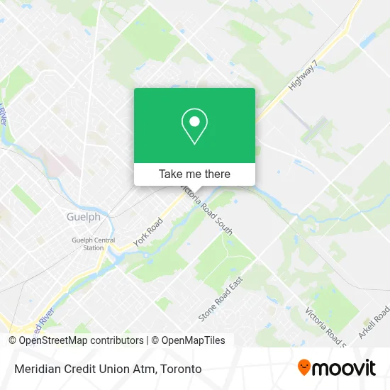 Meridian Credit Union Atm map