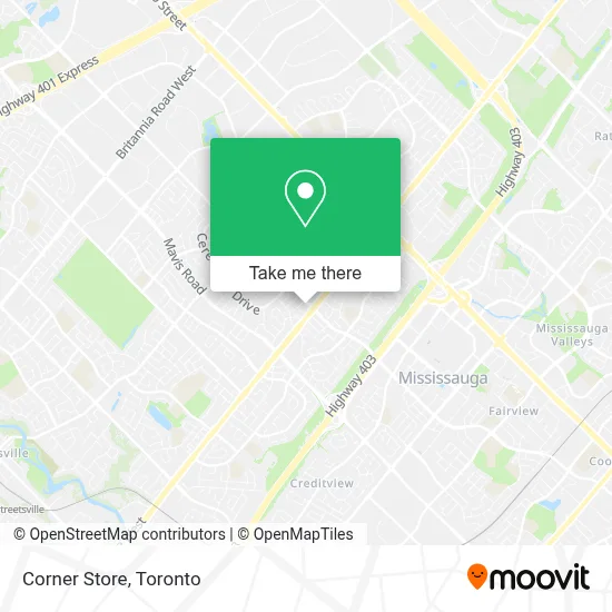 Corner Store map