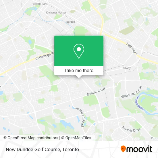 New Dundee Golf Course map