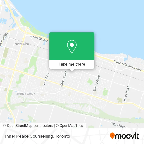 Inner Peace Counselling map