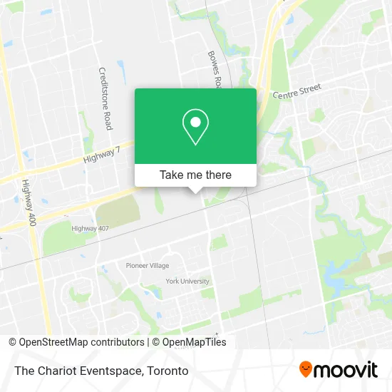 The Chariot Eventspace plan