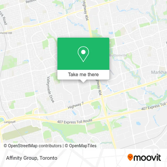 Affinity Group map