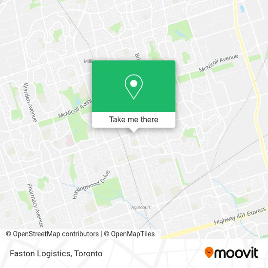 Faston Logistics map