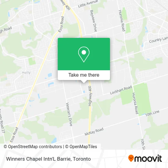 Winners Chapel Intn'L Barrie plan