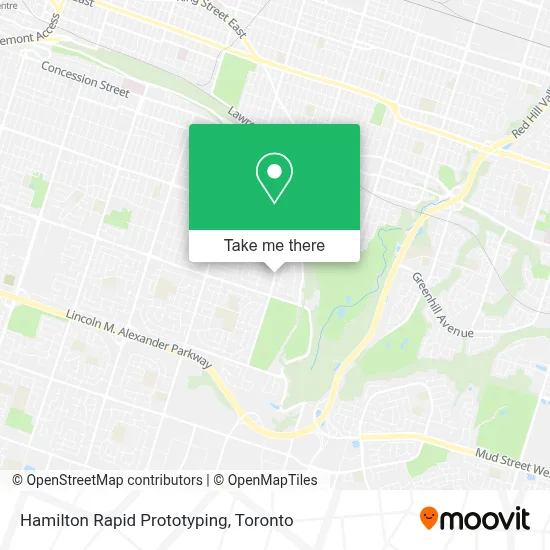 Hamilton Rapid Prototyping map