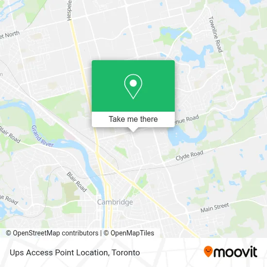 Ups Access Point Location plan
