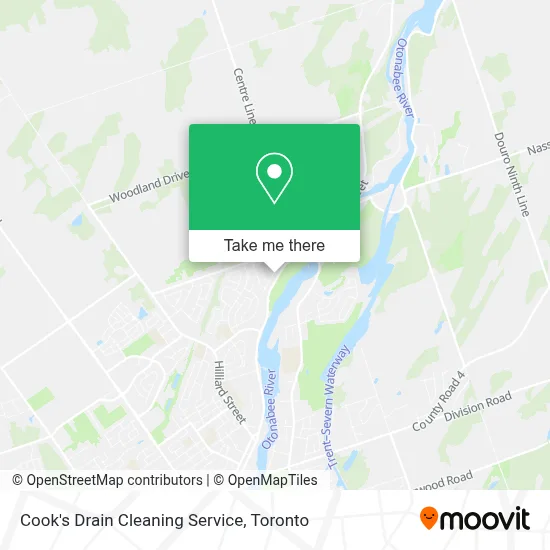 Cook's Drain Cleaning Service map