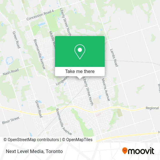 Next Level Media map