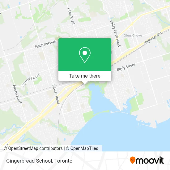 Gingerbread School map