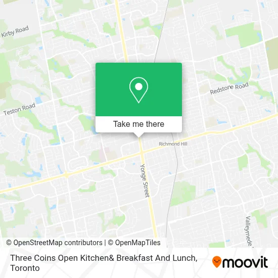 Three Coins Open Kitchen& Breakfast And Lunch map
