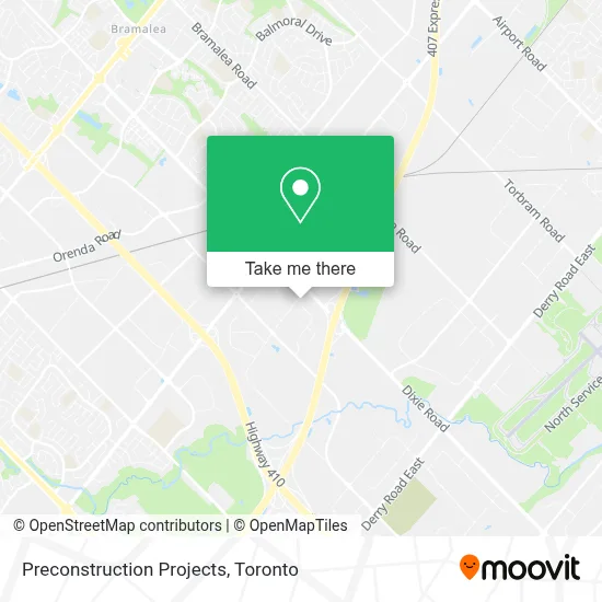 Preconstruction Projects map