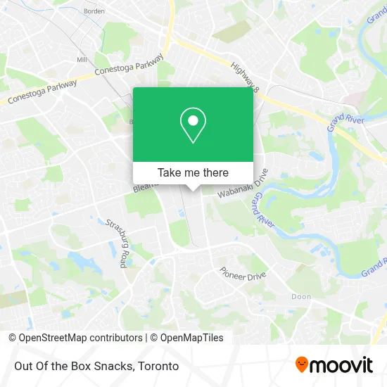 Out Of the Box Snacks map