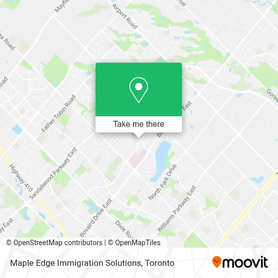 Maple Edge Immigration Solutions map