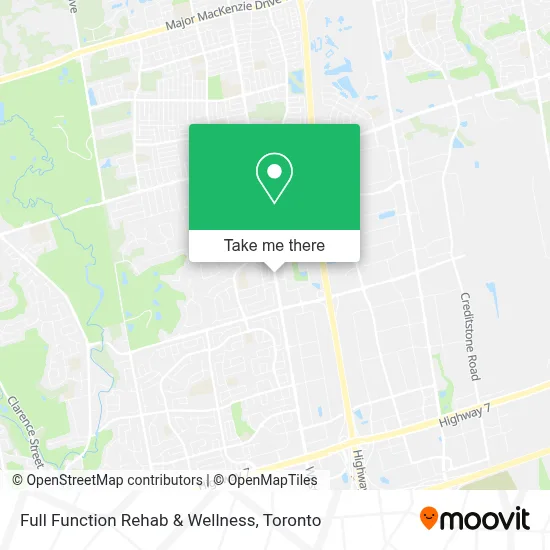 Full Function Rehab & Wellness map