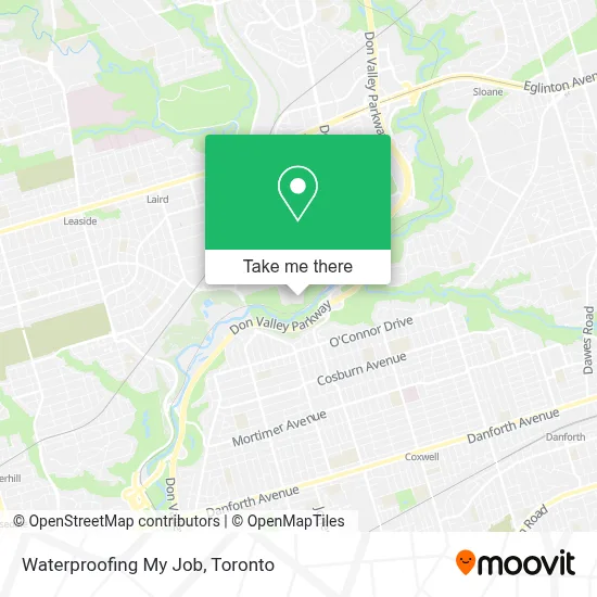 Waterproofing My Job map