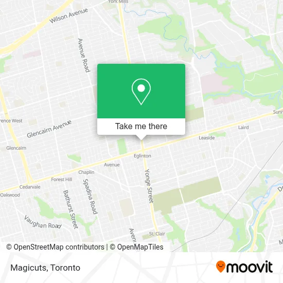 Magicuts map