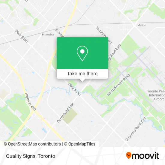 Quality Signs map