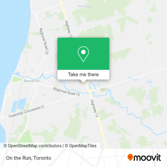 On the Run map