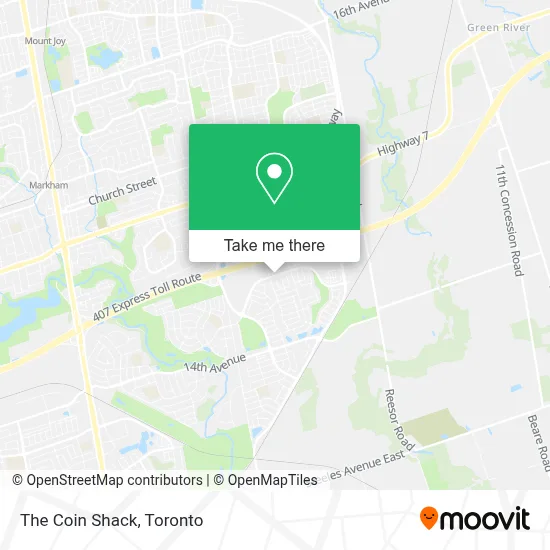 The Coin Shack map