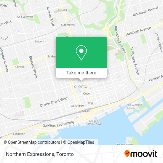 Northern Expressions map